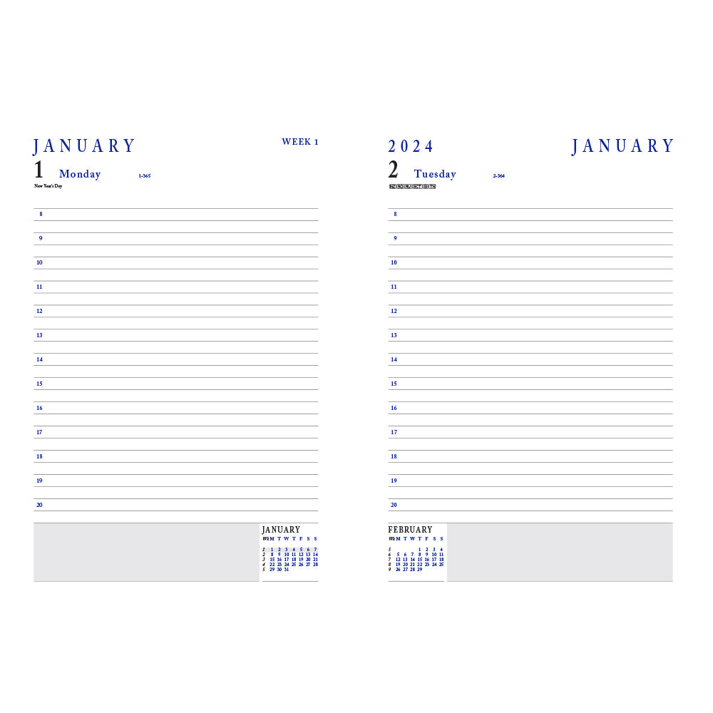 Verona Day per Page Diary A5