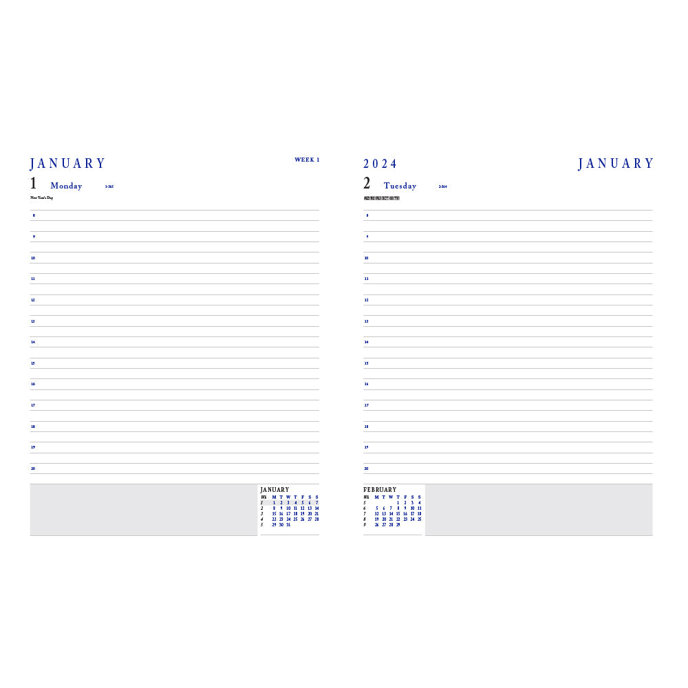 Verona Day per Page Diary Quarto (VER4)