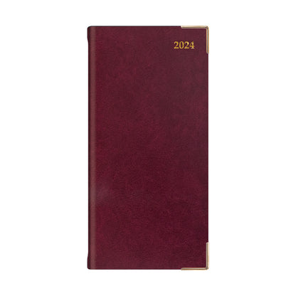 Classic Cream Week to View Diary Burgundy