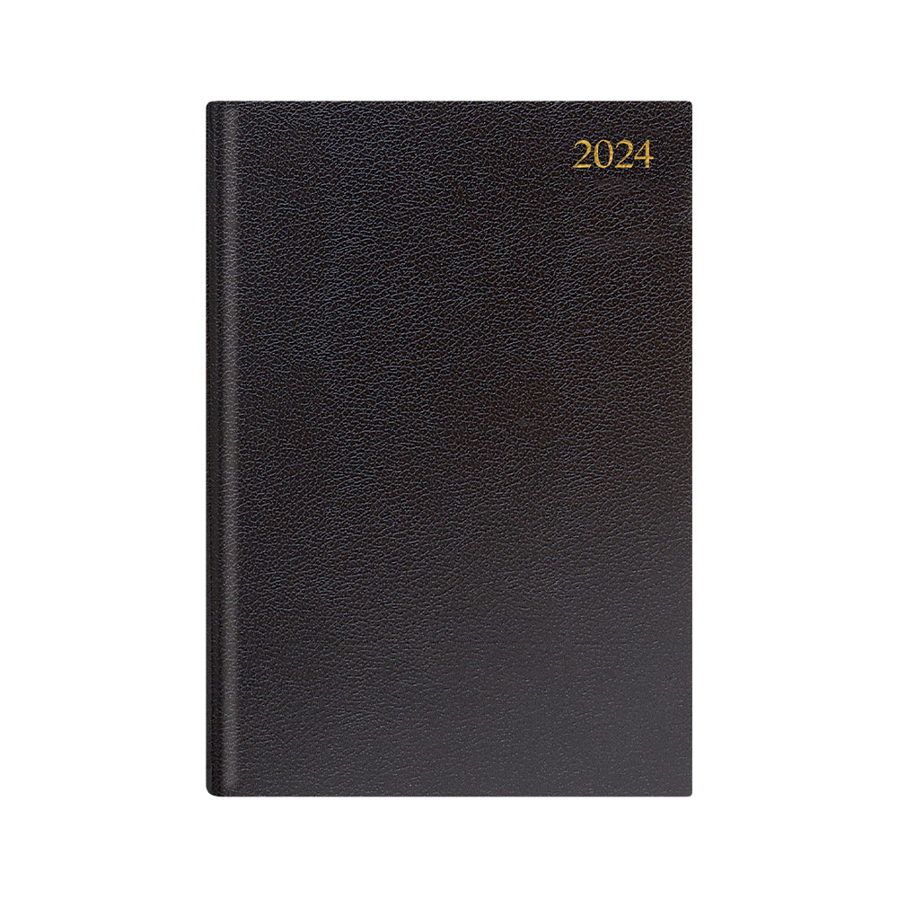 Commercial Day per Page Diary A4 Black