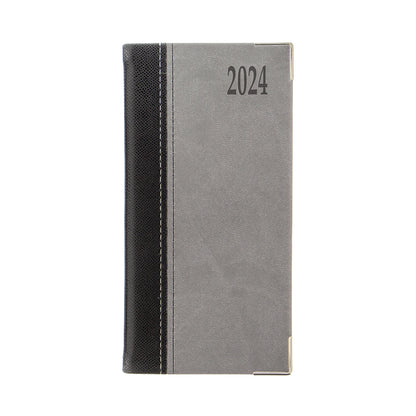 Executive Week to View Diary Slim Black/Grey