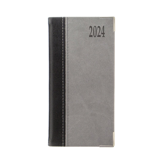 Executive Week to View Diary Slim Black/Grey
