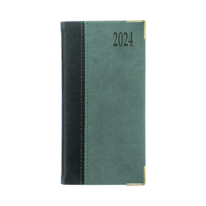 Executive Week to View Diary Slim Green/Green