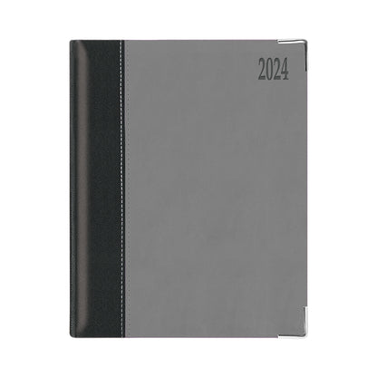 Executive Week to View Diary Quarto Black/Grey