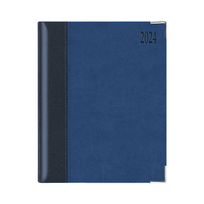 Executive Week to View Diary Quarto Blue/Blue