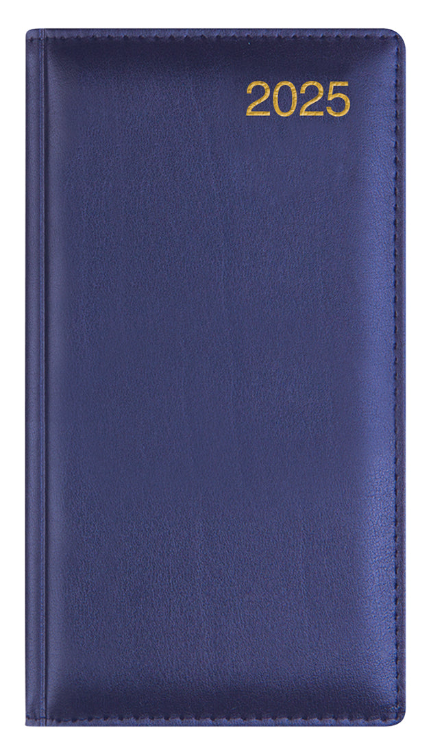 Leather Slim Week to View Portrait Appointment Diary