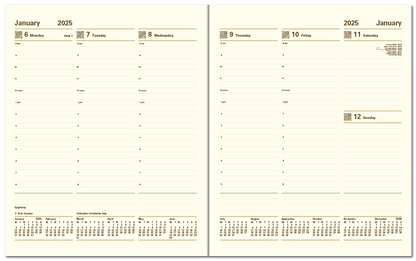 Lexicon Quarto Week to View Appointment Diary