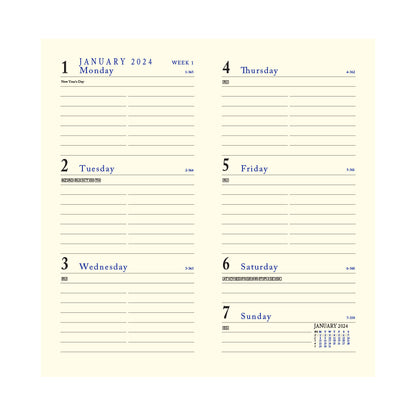 Lexicon Week to View Diary Slim