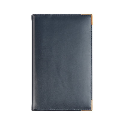 Comb Bound Wallet Slim - Bergamot Leather Blue