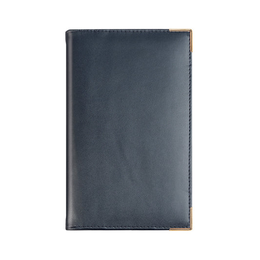 Comb Bound Wallet Slim - Bergamot Leather Blue