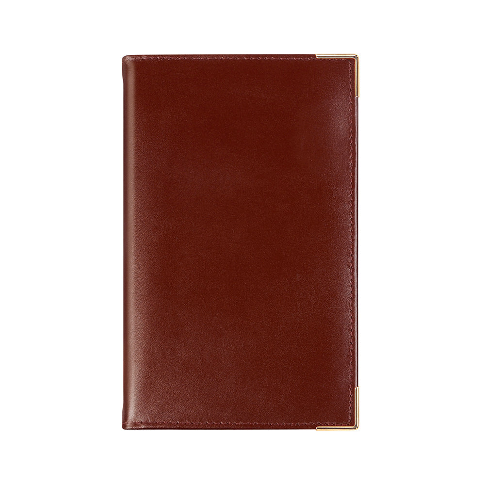 Comb Bound Wallet Slim - Bergamot Leather Burgundy