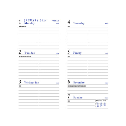 Verona Week to View Diary Slim