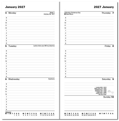 Classic Slim Week to View Portrait Appointment Diary